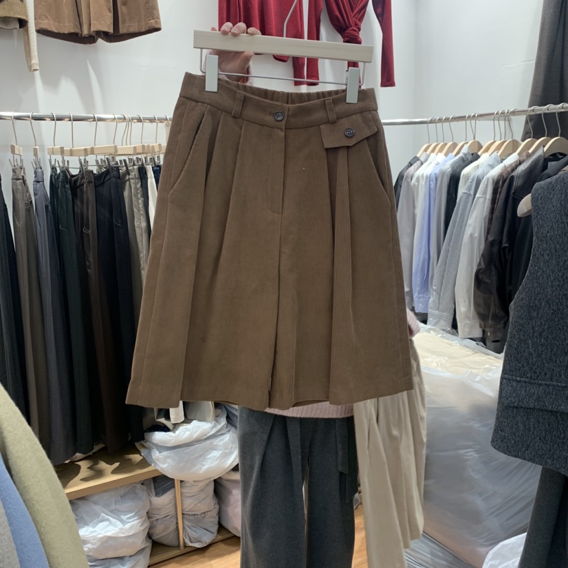 MADEMOISELL韓國代購㊣女裝新款休閑25秋冬真品職業熱賣短褲MADEMOISELL短褲