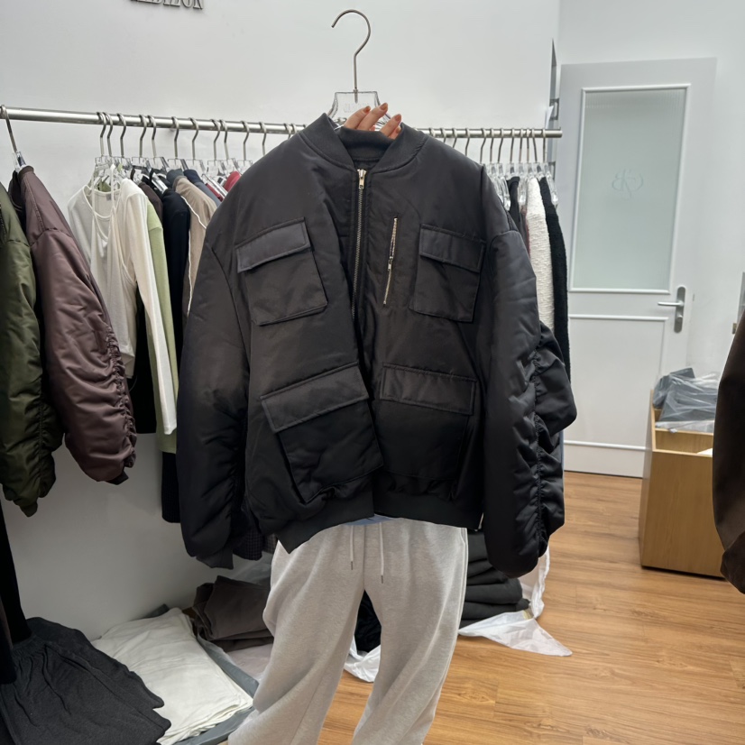 GABIZON韓國代購㊣女裝新品人氣職業推薦休閑時尚25秋冬夾克口袋GABIZON夾克圖色3