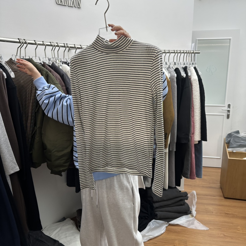 GABIZON東大門㊣直郵女士新款推薦職業25秋冬真品時尚長袖T恤GABIZON長袖T恤