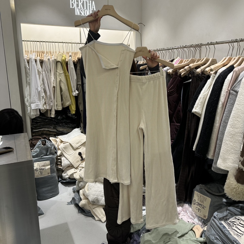 BERTHA東大門㊣代購女士新品真品推薦時尚熱賣休閑褲燈芯絨BERTHA休閑褲