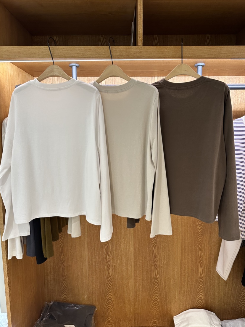 HI YANN東大門㊣直郵女士新款25秋冬時尚職業人氣熱賣長袖T恤HI YANN長袖T恤