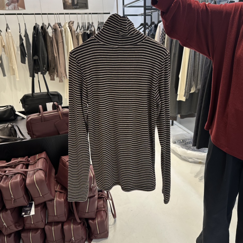 OSOO韓國直郵㊣女士新款時尚推薦25秋冬真品熱賣人氣長袖T恤OSOO長袖T恤