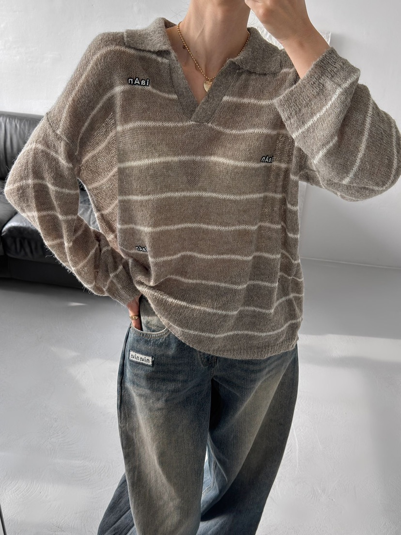 IAAN東大門㊣直郵女裝新款人氣時尚25秋冬推薦休閑真品針織衫iaAn針織衫