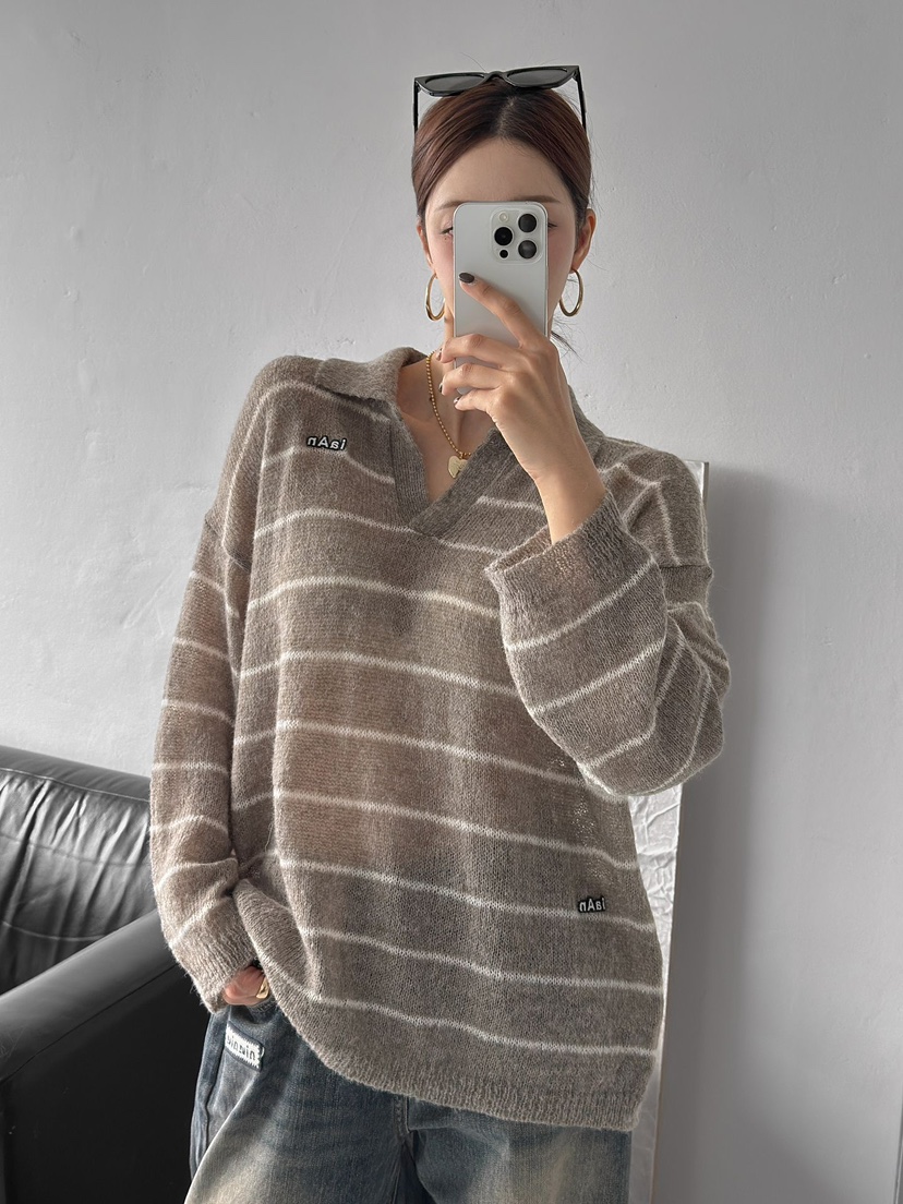 IAAN東大門㊣直郵女裝新款人氣時尚25秋冬推薦休閑真品針織衫iaAn針織衫