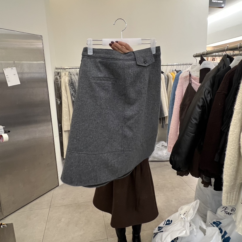 PORTS MOSS韓國直郵㊣女士新款人氣熱賣時尚休閑半身裙中短裙PORTS MOSS半身裙/中短裙