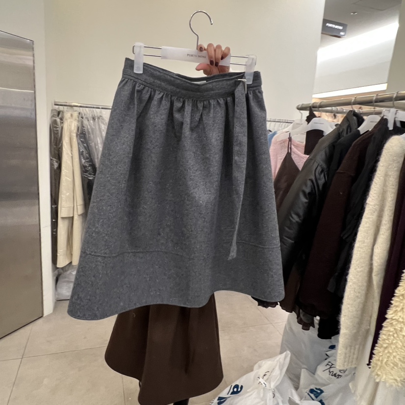 PORTS MOSS韓國直郵㊣女士新款人氣熱賣時尚休閑半身裙中短裙PORTS MOSS半身裙/中短裙