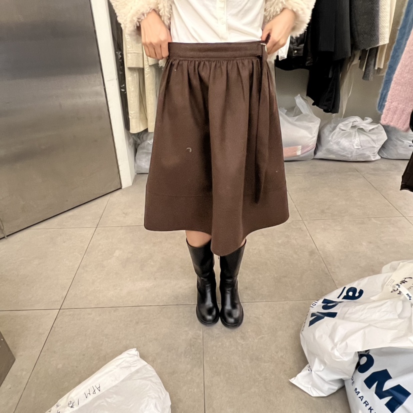 PORTS MOSS韓國直郵㊣女士新款人氣熱賣時尚休閑半身裙中短裙PORTS MOSS半身裙/中短裙圖色2