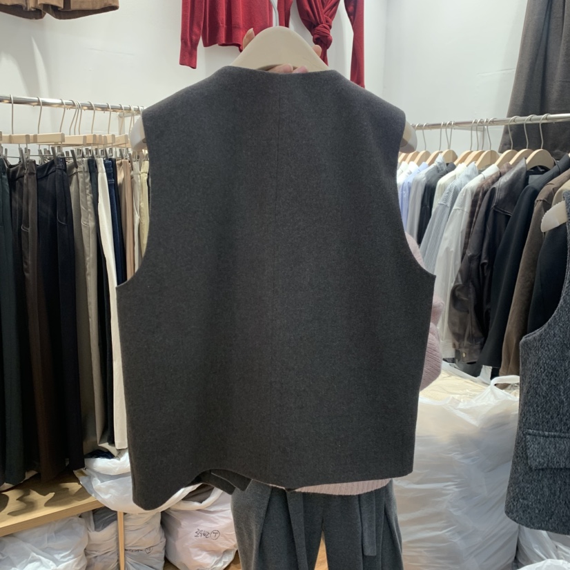 MADEMOISELL韓國直郵㊣女裝新品25秋冬休閑職業人氣時尚馬甲MADEMOISELL馬甲