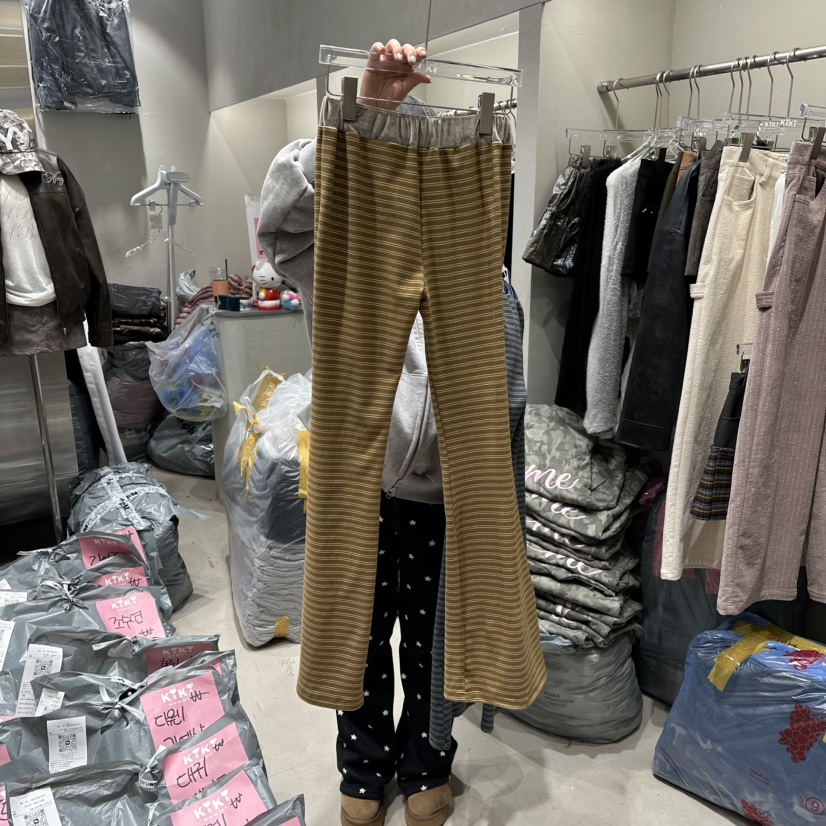 KIKI韓國直郵㊣女士新品人氣25秋冬休閑真品時尚職業休閑褲KIKI休閑褲