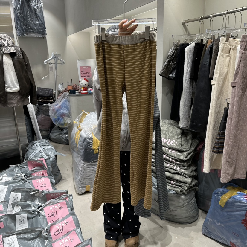 KIKI韓國直郵㊣女士新品人氣25秋冬休閑真品時尚職業休閑褲KIKI休閑褲