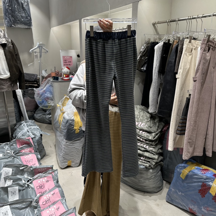 KIKI韓國直郵㊣女士新品人氣25秋冬休閑真品時尚職業休閑褲KIKI休閑褲圖色2