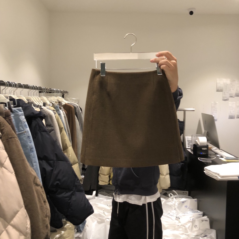 GABRIELLE韓國代購㊣女裝新款休閑25秋冬真品熱賣推薦人氣短裙GABRIELLE短裙圖色2