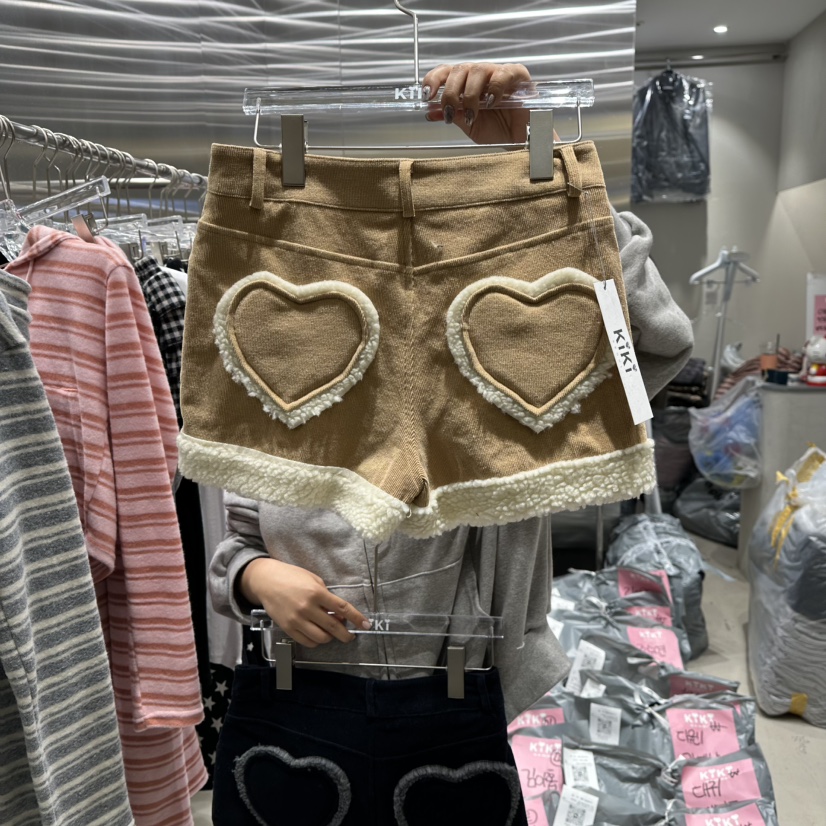 KIKI韓國代購㊣女裝新品推薦熱賣職業25秋冬休閑時尚真品短褲KIKI短褲