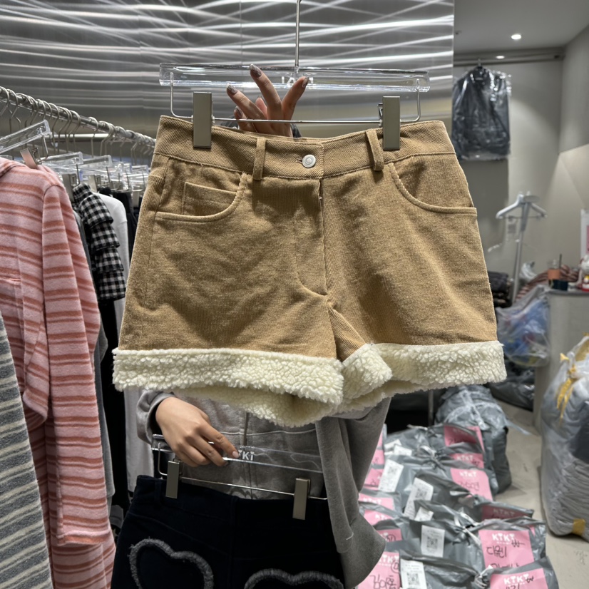 KIKI韓國代購㊣女裝新品推薦熱賣職業25秋冬休閑時尚真品短褲KIKI短褲