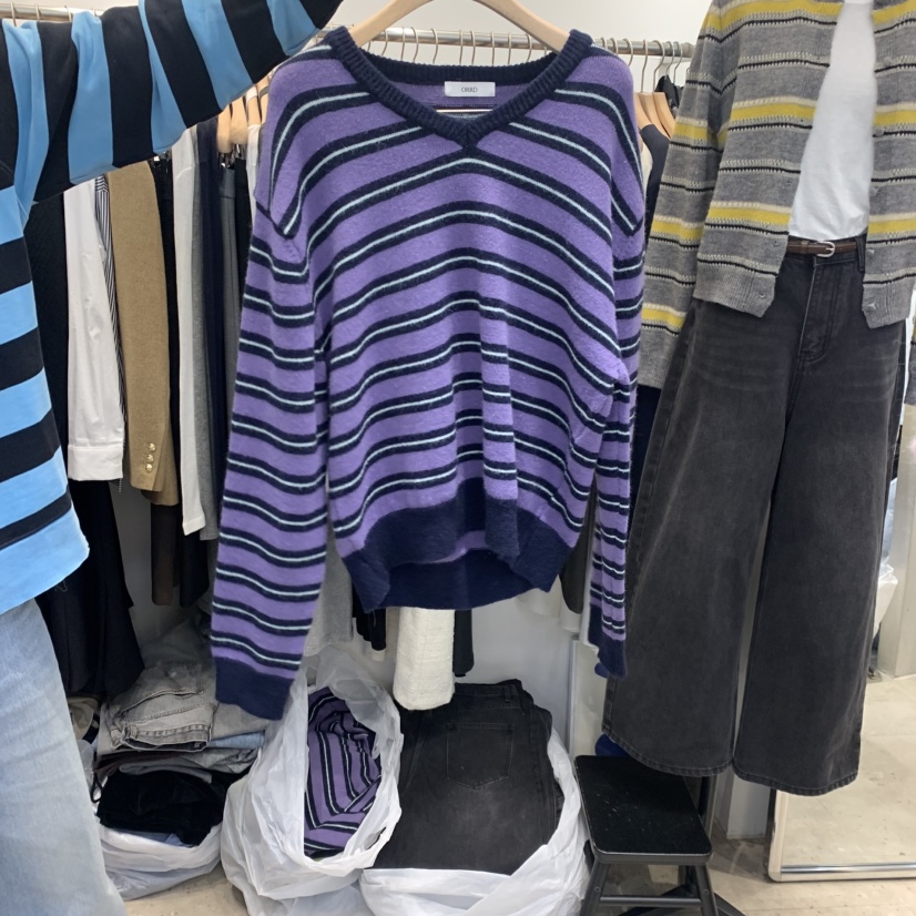 ORRD東大門㊣實拍女裝新品休閑25秋冬人氣職業時尚真品針織衫ORRD針織衫