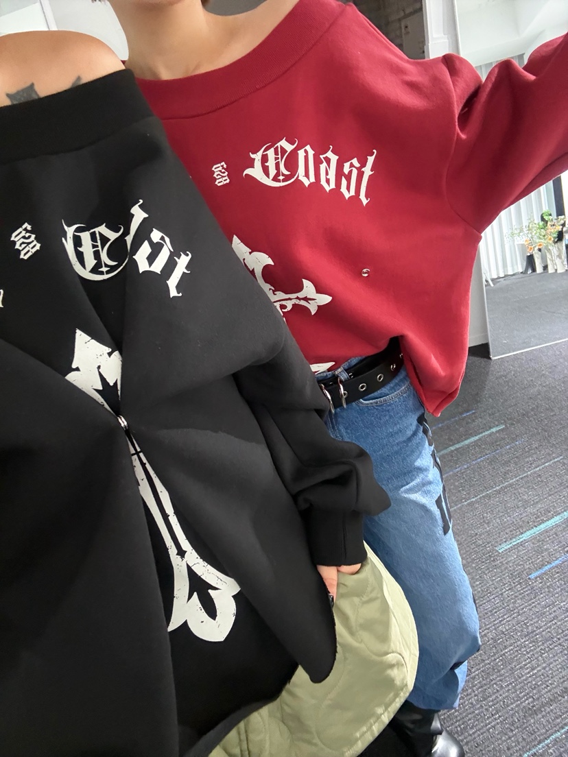 ARSERA東大門㊣直郵女裝新款時尚熱賣25秋冬推薦職業衛衣加絨ARSERA衛衣