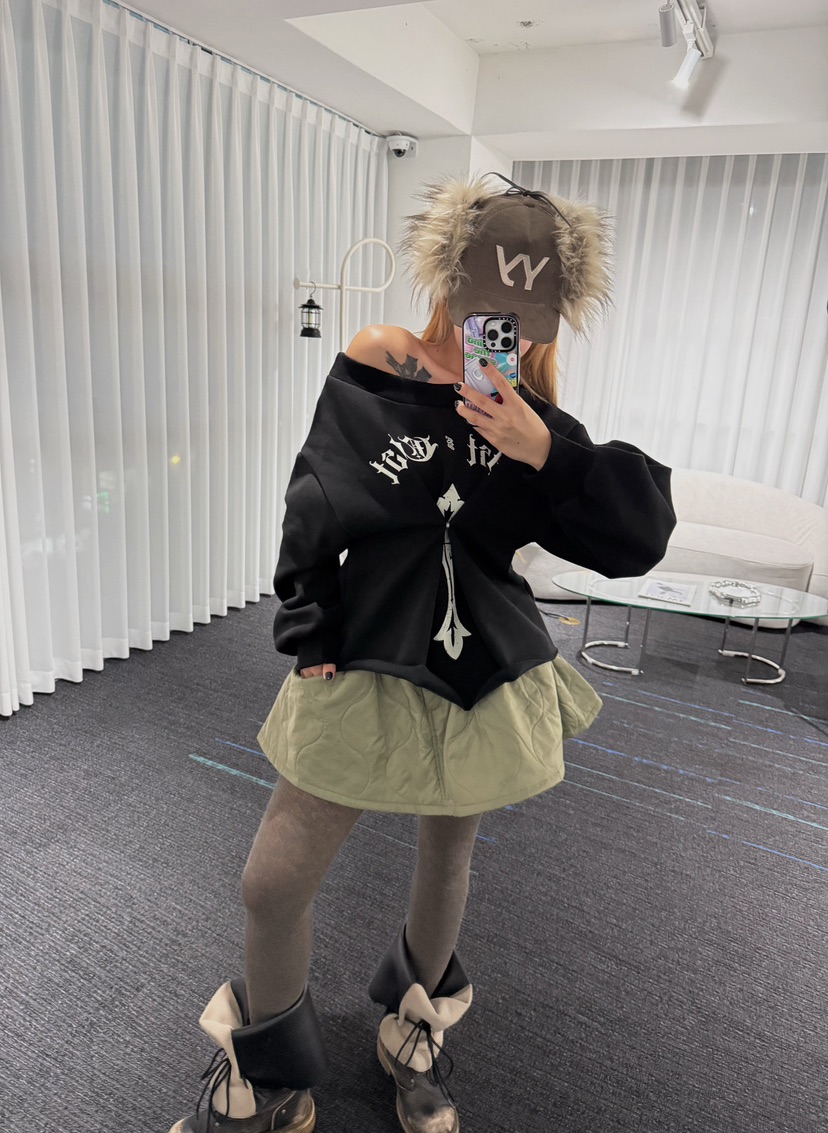 ARSERA東大門㊣直郵女裝新款時尚熱賣25秋冬推薦職業衛衣加絨ARSERA衛衣