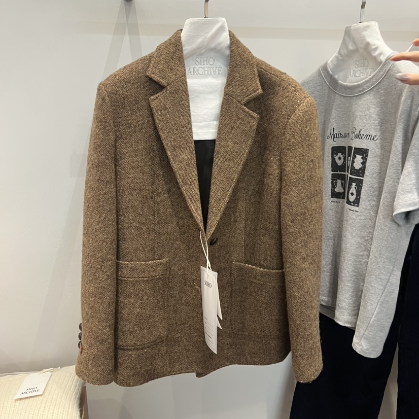 SIHO ARCHIVE韓國代購㊣女士新品職業推薦休閑真品人氣夾克SIHO ARCHIVE夾克圖色2