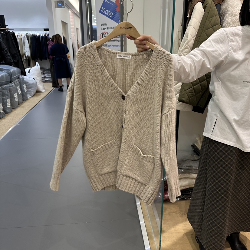 M.G.N東大門㊣實拍女士新款職業人氣時尚真品針織衫羊毛開衫MAGNET針織衫