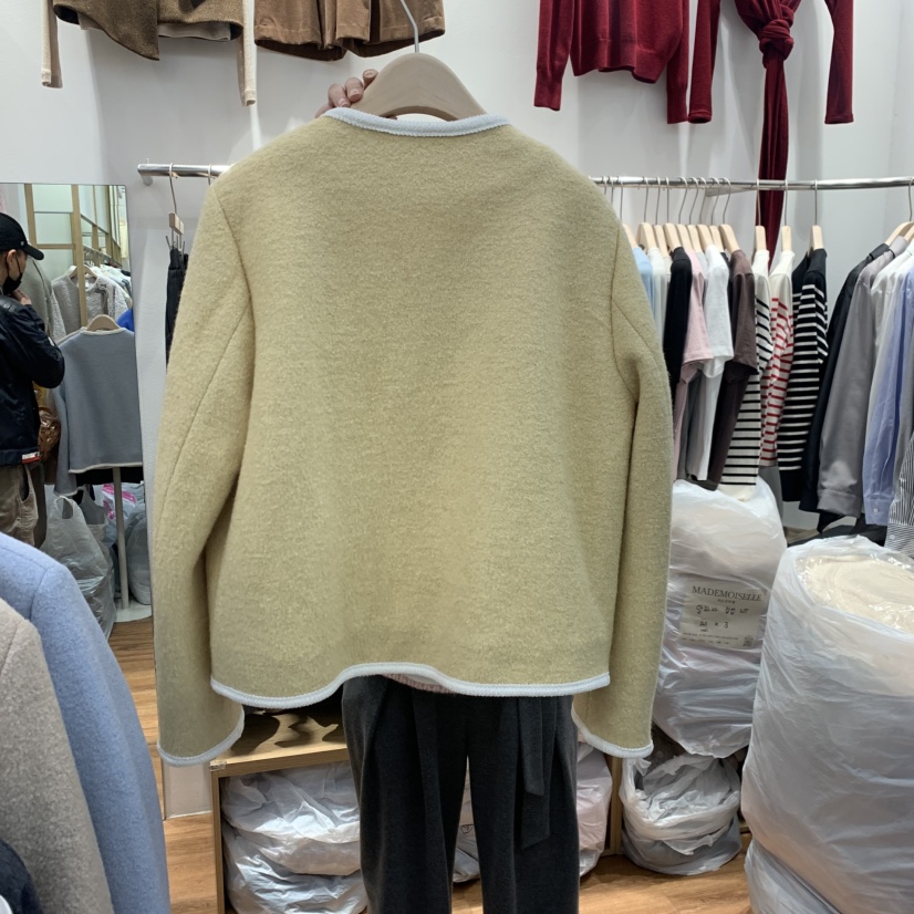 MADEMOISELL東大門㊣代購女裝新款人氣推薦25秋冬時尚職業夾克MADEMOISELL夾克