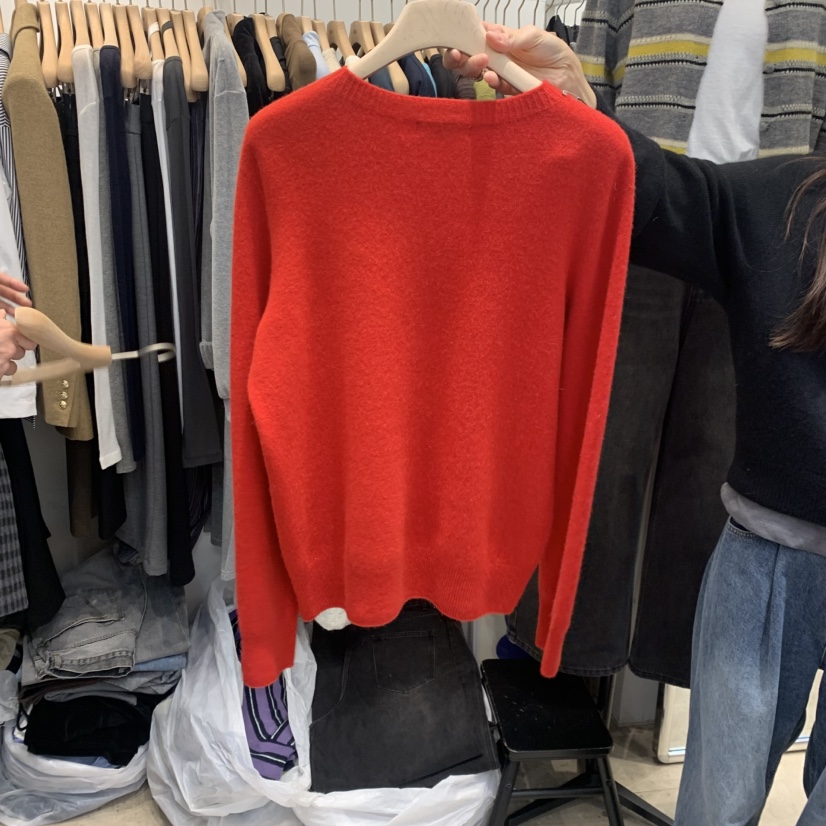 ORRD東大門㊣實拍女裝新品時尚真品推薦人氣25秋冬針織衫鏤空ORRD針織衫