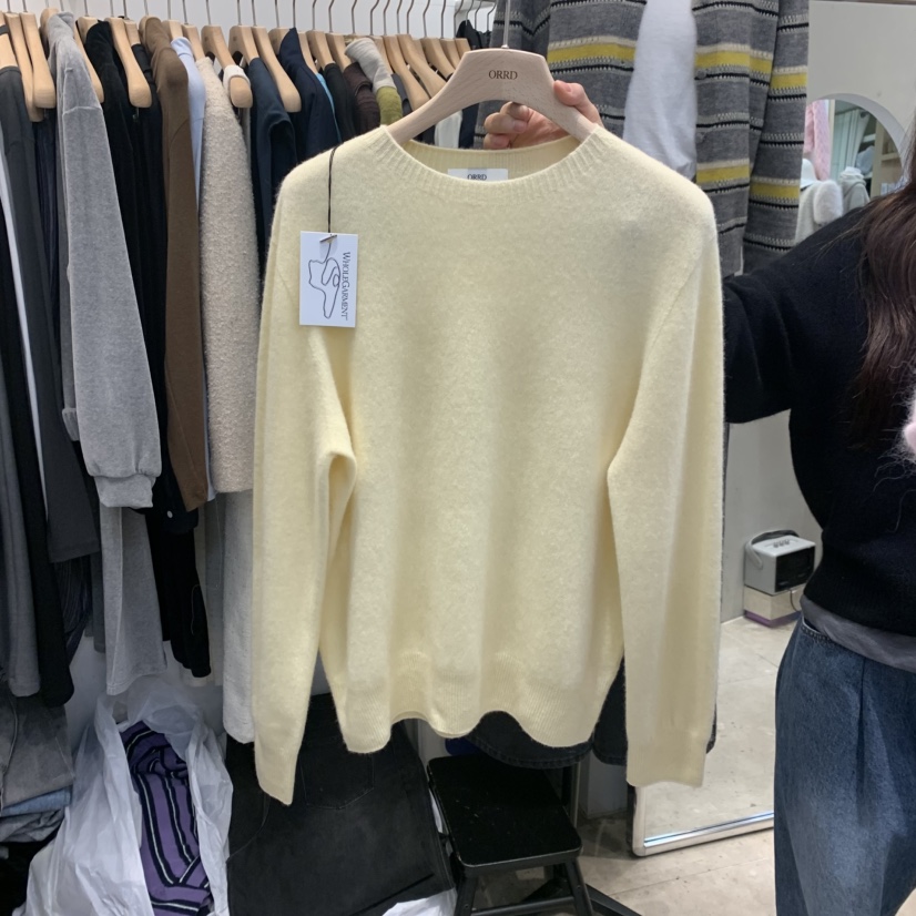 ORRD東大門㊣實拍女裝新品時尚真品推薦人氣25秋冬針織衫鏤空ORRD針織衫圖色3