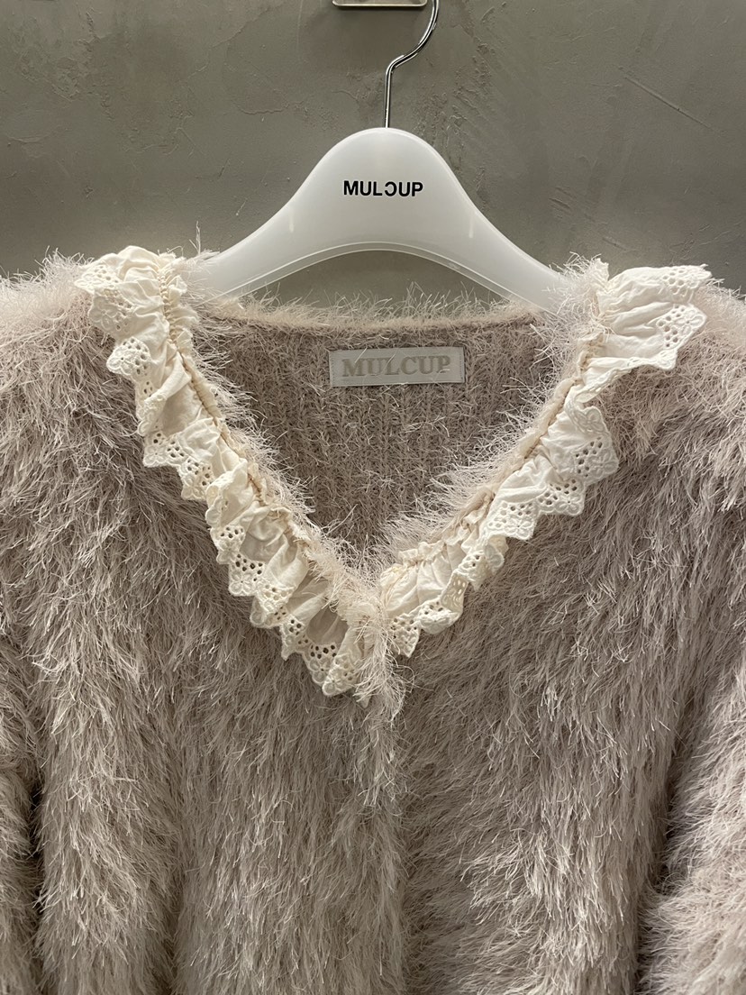 MULCUP韓國代購㊣女裝新款人氣25秋冬休閑熱賣真品時尚針織衫MULCUP針織衫