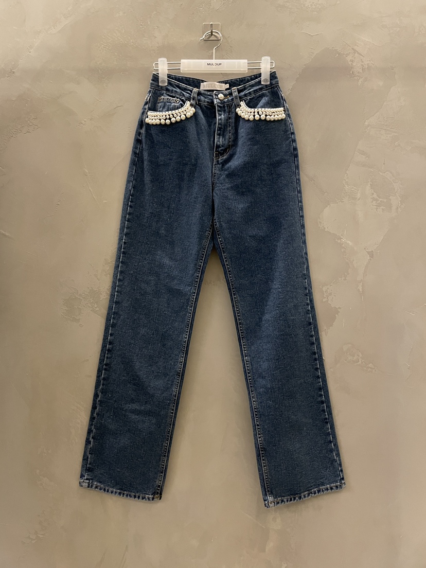 MULCUP韓國代購㊣女裝新品真品人氣推薦時尚25秋冬熱賣牛仔褲MULCUP牛仔褲