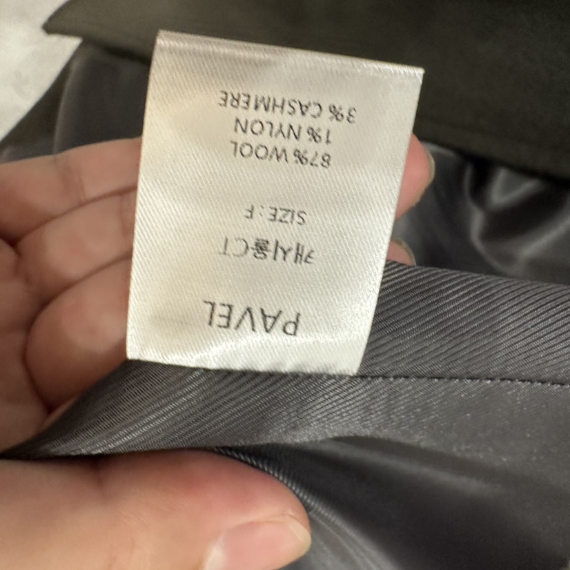 PAVEL東大門㊣直郵女裝新款休閑時尚真品推薦職業中長款大衣PAVEL中長款大衣