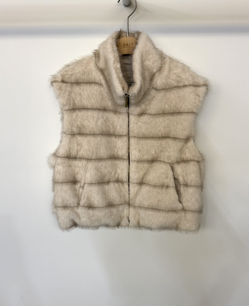 TWENTY FOUR SEVEN24-7韓國直郵㊣女裝新款熱賣馬甲貂皮TEWNTY FOUR SEVEN24-7馬甲