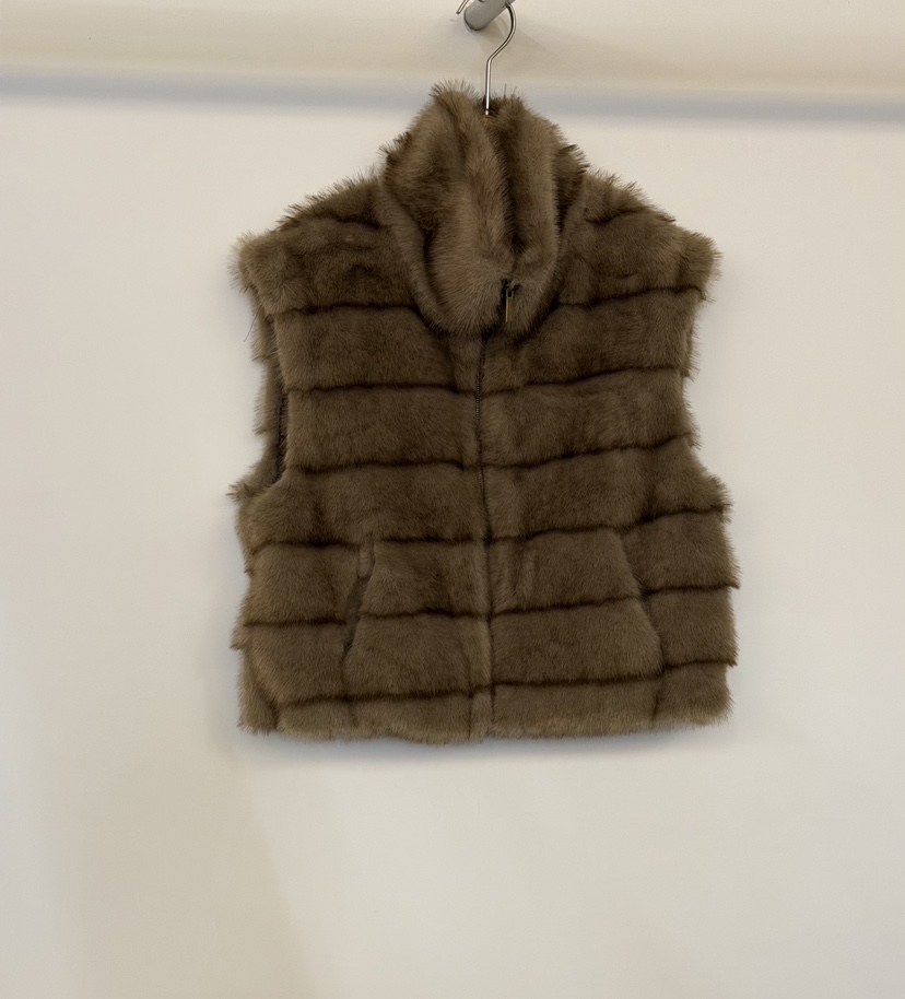 TWENTY FOUR SEVEN24-7韓國直郵㊣女裝新款熱賣馬甲貂皮TEWNTY FOUR SEVEN24-7馬甲圖色2