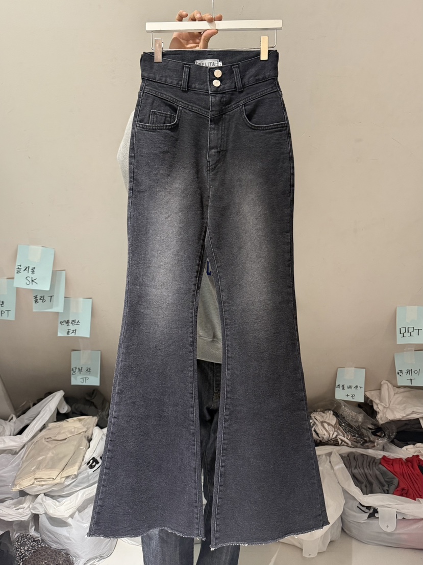 BELITA-L東大門㊣代購女裝新品熱賣職業真品時尚牛仔褲加絨BELITA-L牛仔褲圖色2