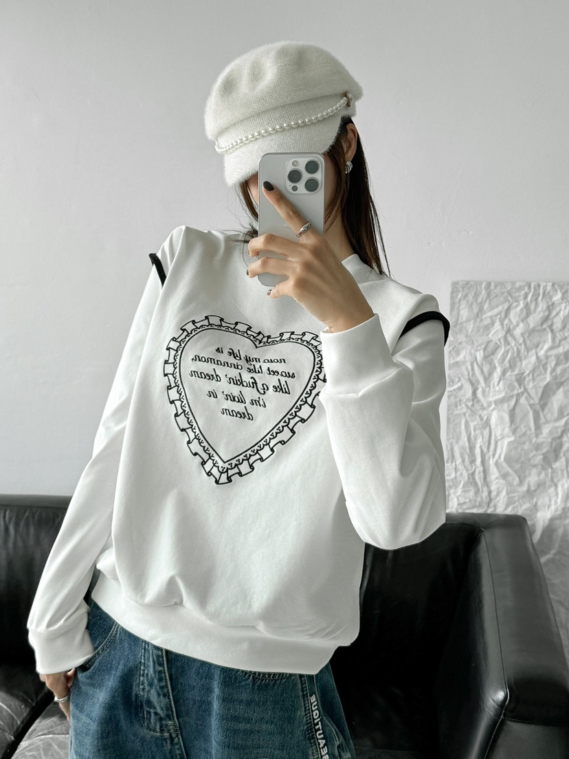 IAAN韓國代購㊣女士新品熱賣職業真品時尚推薦人氣25秋冬衛衣iaAn衛衣