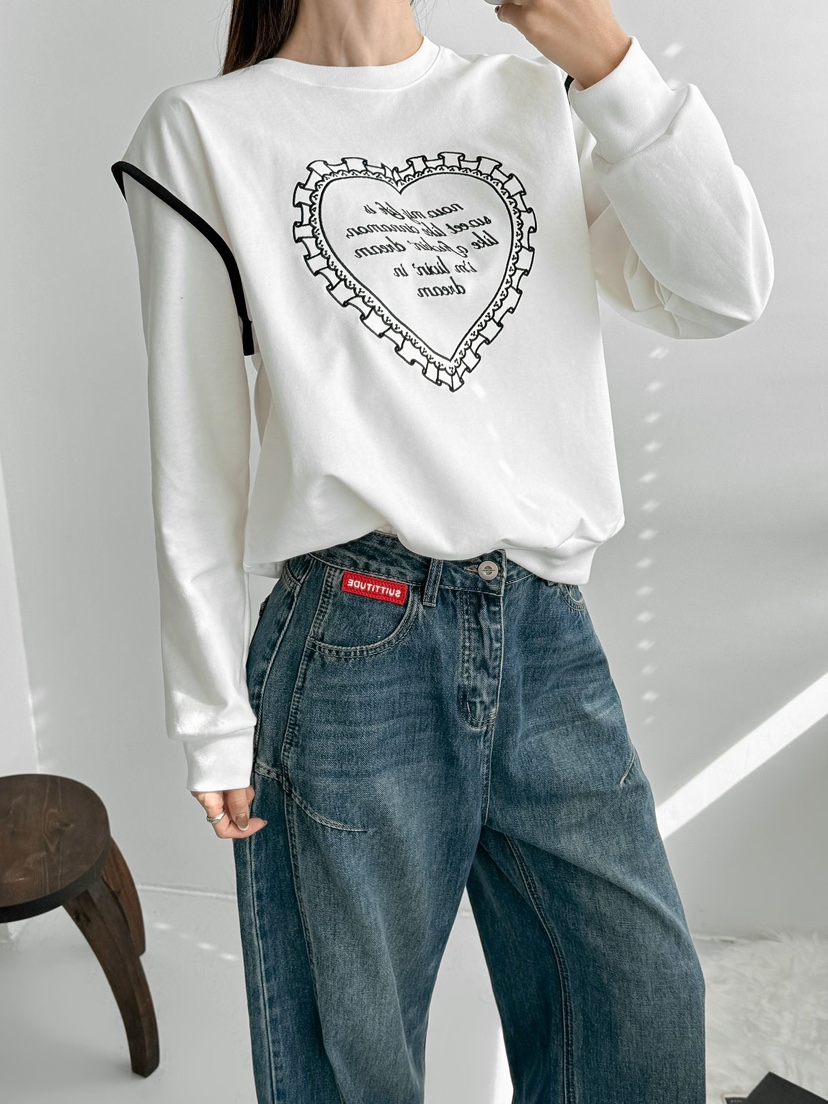 IAAN韓國代購㊣女士新品熱賣職業真品時尚推薦人氣25秋冬衛衣iaAn衛衣