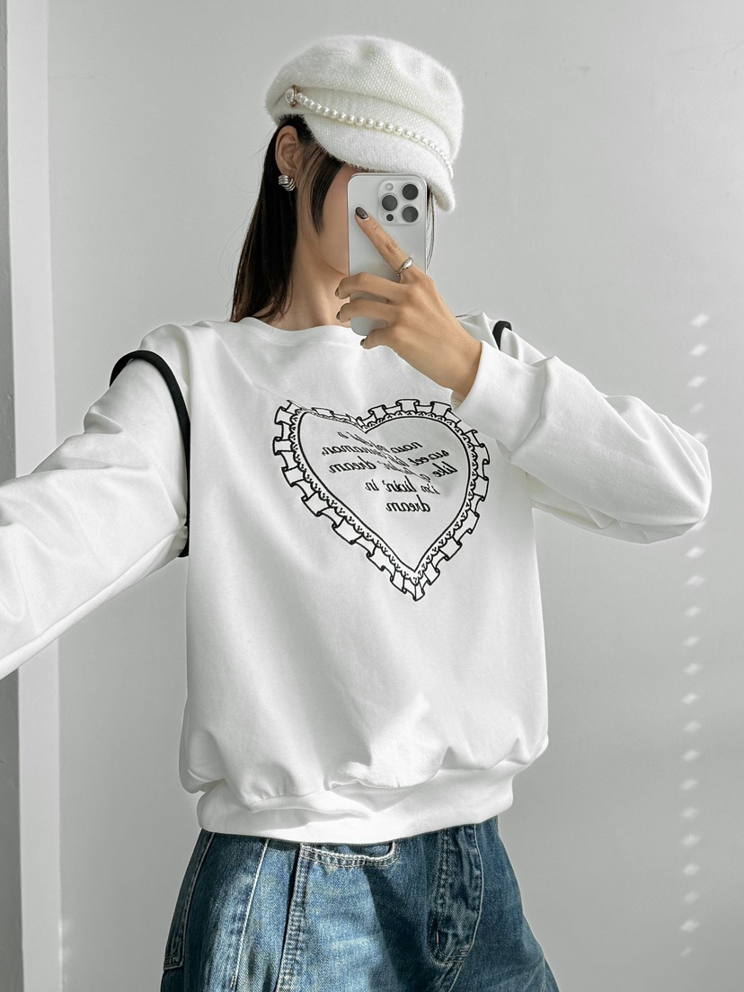 IAAN韓國代購㊣女士新品熱賣職業真品時尚推薦人氣25秋冬衛衣iaAn衛衣