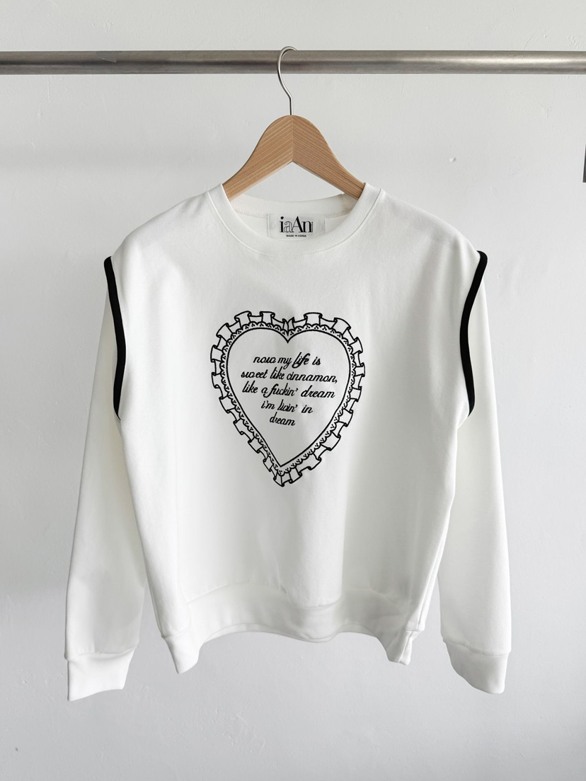 IAAN韓國代購㊣女士新品熱賣職業真品時尚推薦人氣25秋冬衛衣iaAn衛衣