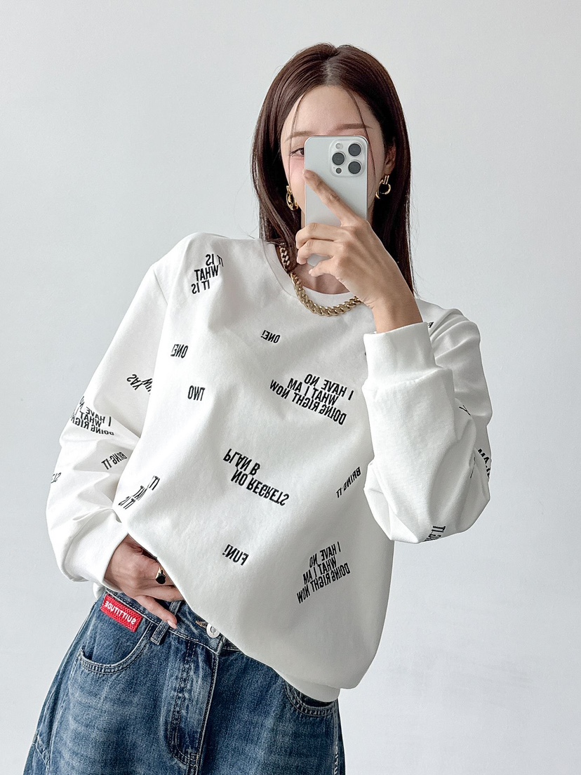 IAAN東大門㊣直郵女裝新款人氣熱賣職業休閑真品25秋冬衛衣iaAn衛衣