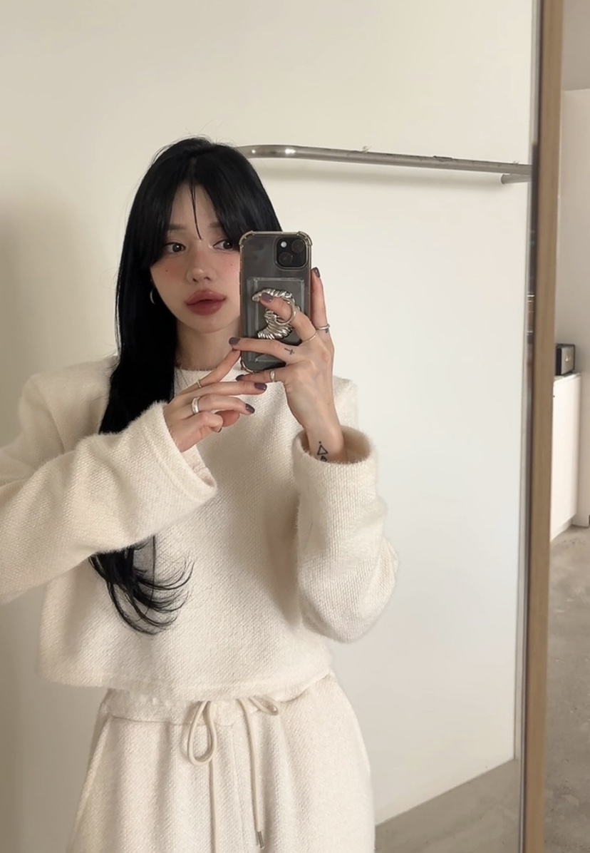 AMUSE SEOUL東大門㊣直郵女裝新款真品推薦人氣25秋冬長袖T恤AMUSE SEOUL長袖T恤