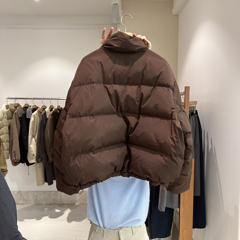 ANDMORE BUTTON韓國代購㊣女裝新款熱賣推薦時尚短款羽絨服ANDMORE BUTTON短款羽絨服