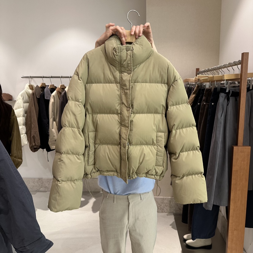 ANDMORE BUTTON韓國代購㊣女裝新款熱賣推薦時尚短款羽絨服ANDMORE BUTTON短款羽絨服圖色2