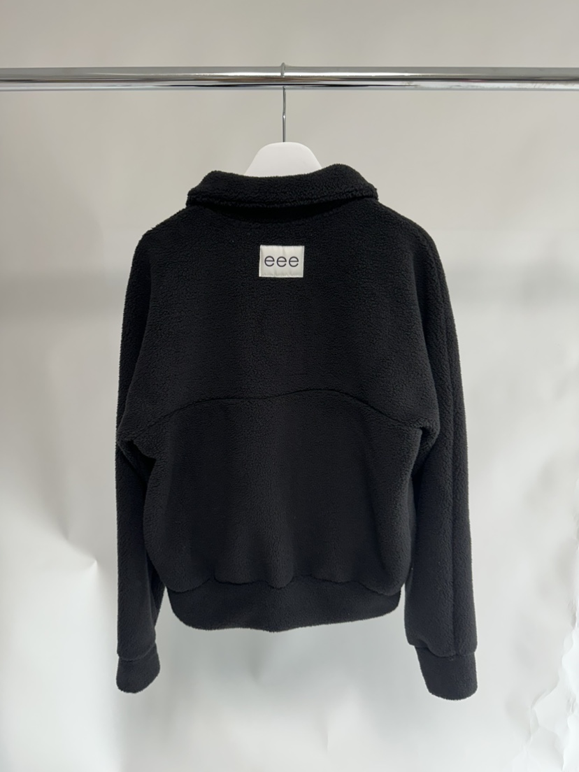 E/E/E東大門㊣代購女裝新款25秋冬休閑職業人氣夾克連帽衫E/E/E夾克