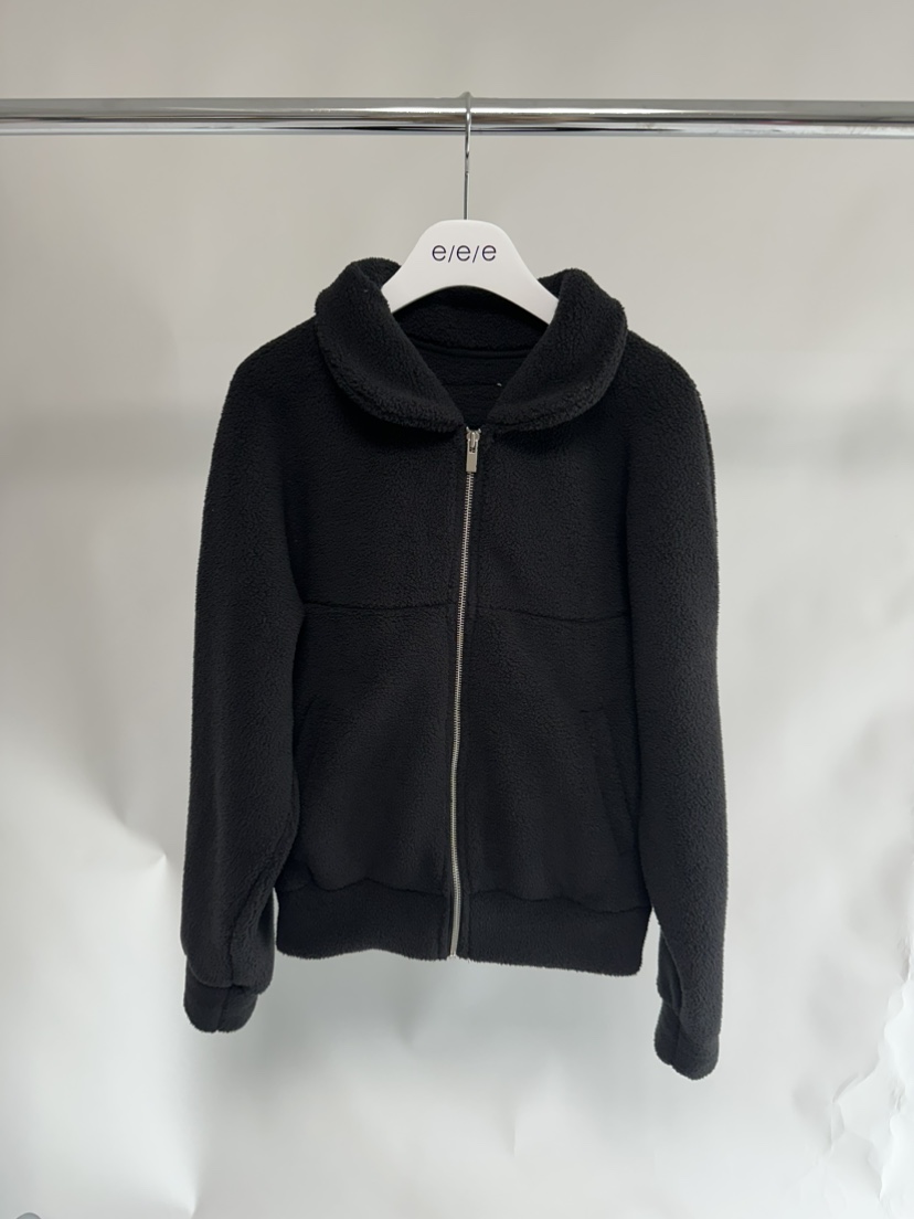 E/E/E東大門㊣代購女裝新款25秋冬休閑職業人氣夾克連帽衫E/E/E夾克圖色2