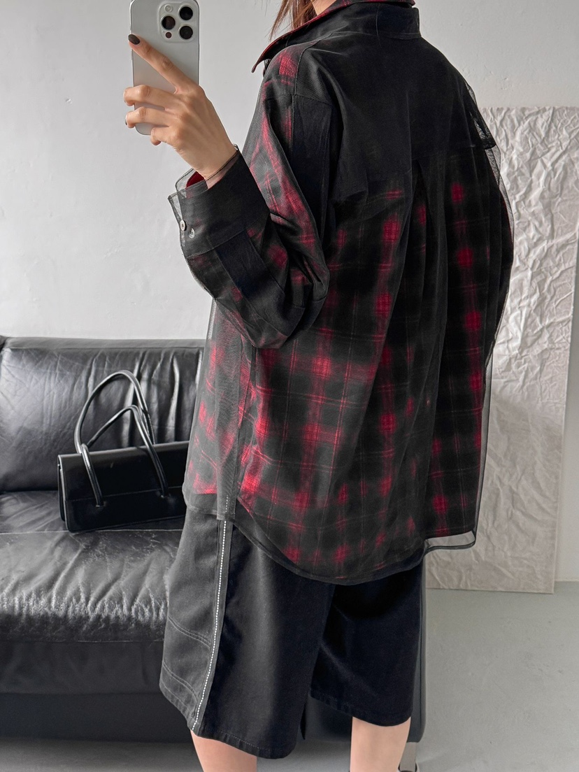 IAAN東大門㊣代購女裝新品熱賣職業25秋冬時尚真品襯衫蕾絲衫iaAn襯衫/蕾絲衫