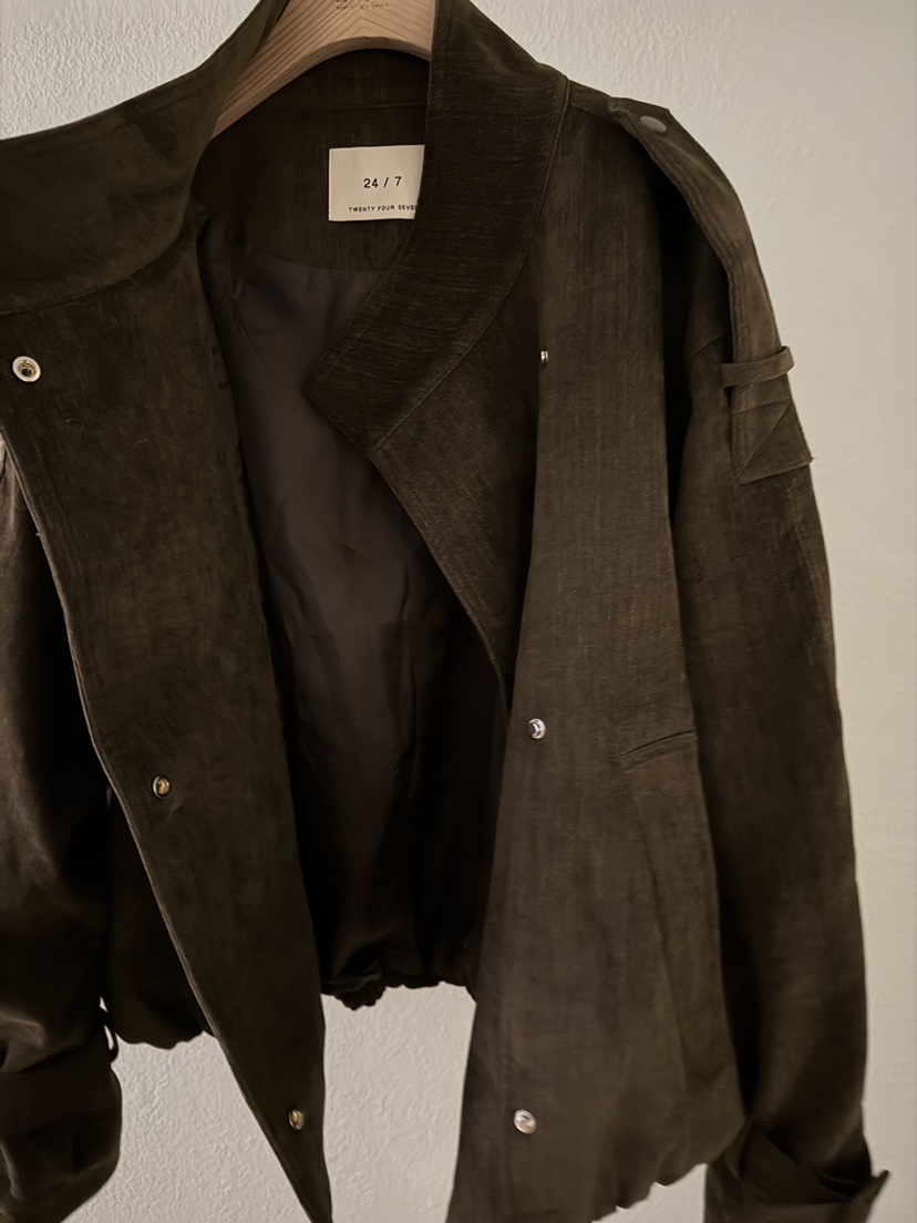 TWENTY FOUR SEVEN24-7東大門㊣直郵女士新款人氣夾克絨面革TEWNTY FOUR SEVEN24-7夾克