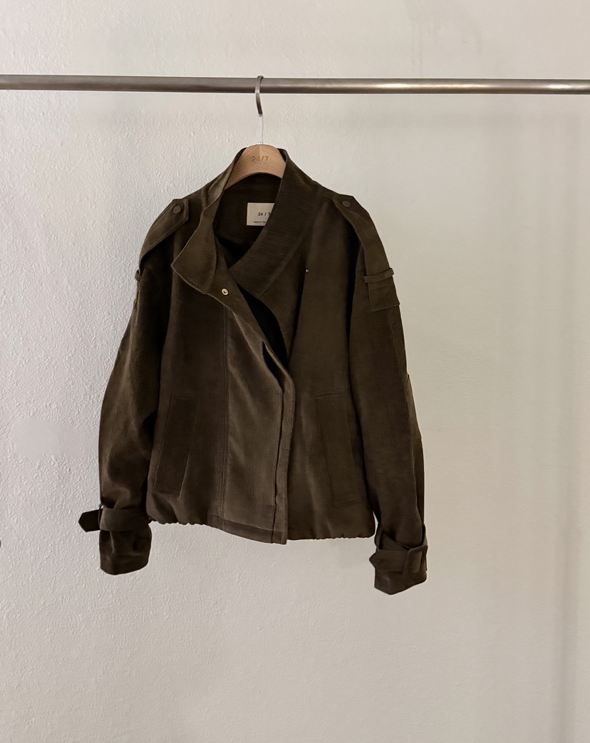 TWENTY FOUR SEVEN24-7東大門㊣直郵女士新款人氣夾克絨面革TEWNTY FOUR SEVEN24-7夾克