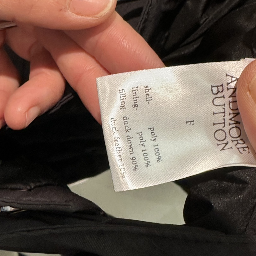 ANDMORE BUTTON東大門㊣實拍女士新款真品休閑推薦長裙填充ANDMORE BUTTON長裙