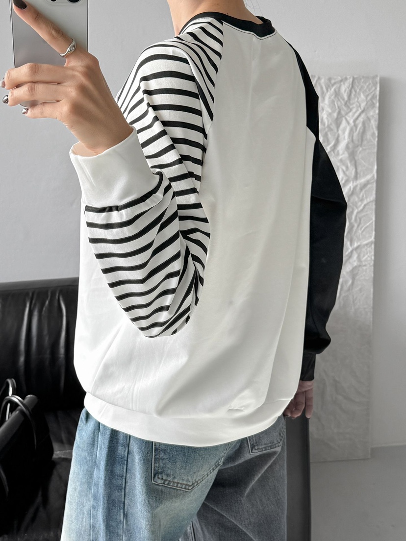 IAAN東大門㊣代購女裝新款25秋冬休閑人氣時尚真品職業長袖T恤iaAn長袖T恤