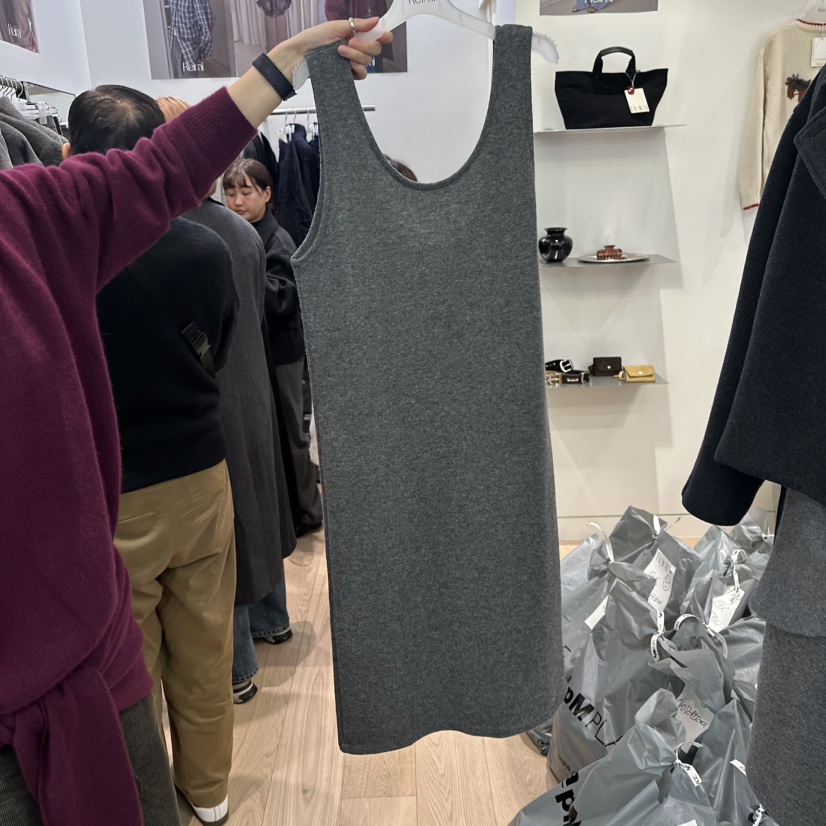 REIRAI韓國代購㊣女士新款推薦職業25秋冬休閑熱賣真品連衣裙Reirai連衣裙圖色2