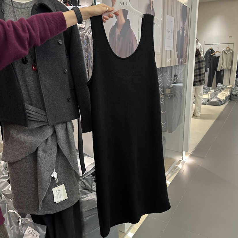 REIRAI韓國代購㊣女士新款推薦職業25秋冬休閑熱賣真品連衣裙Reirai連衣裙圖色3