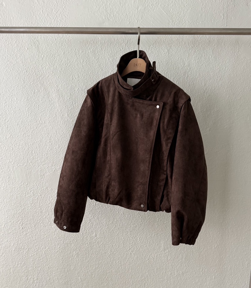 TWENTY FOUR SEVEN24-7東大門㊣實拍女裝新款人氣夾克絨TEWNTY FOUR SEVEN24-7夾克圖色2